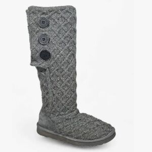 UGG Women's Lattice Cardy Classic Sweater Slouch Boot
